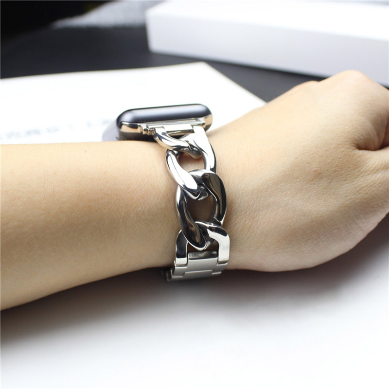 stainless steel apple watch strap