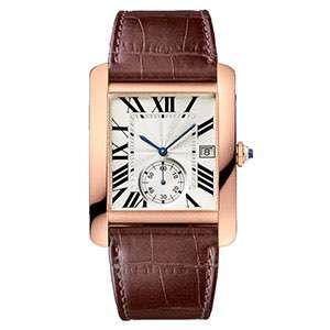 GM-8044 Business Square Watch For Man Roman Numerals Dial OEM Luxury Watch Quartz Watch
