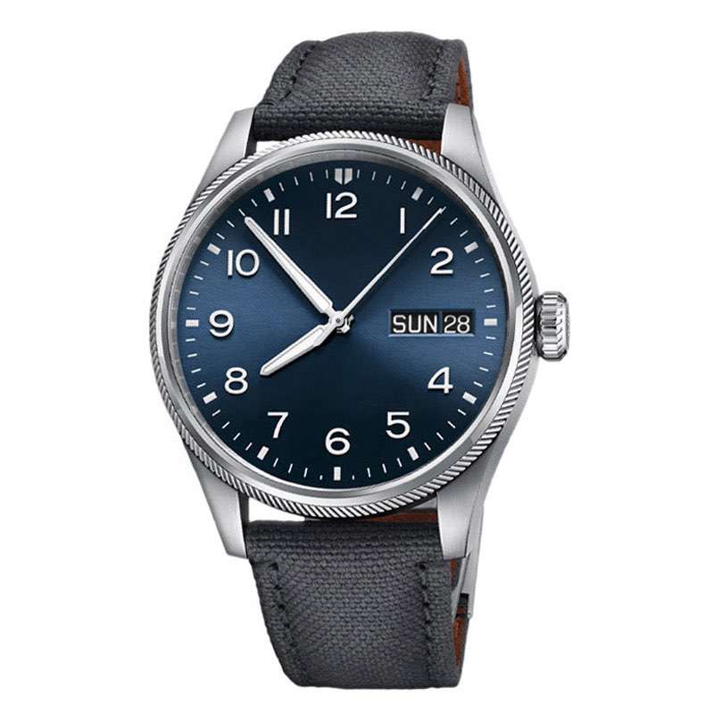 Hot Sale Business Style Navy Sun-ray 3 Hands With Date Window Quartz Watch For Man Custom GM-8085