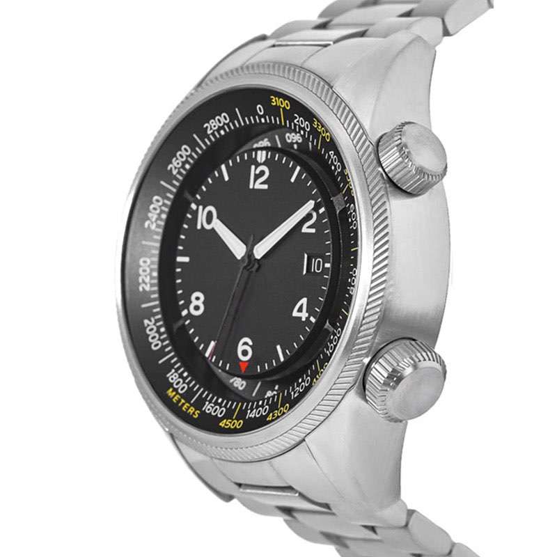 Stainless Steel Sport Style Watch 5ATM Waterproof Japan Quartz Watch Movement Custom Logo GM-7039