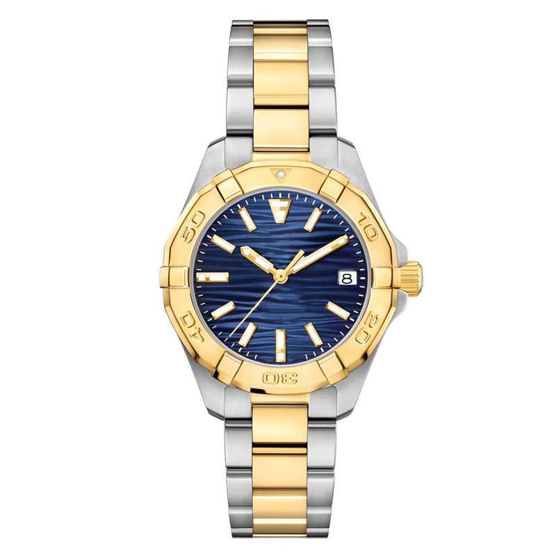 GD-1026 Simple Style Diver Watch With Blue Style Wrist Watch For Man Good Quality Stainless Steel Mens Watch