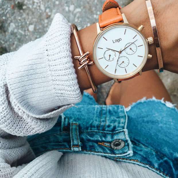 Fashion Watches For Ladies Custom Your LOGO Wrist Watch Suppliers GF-10005