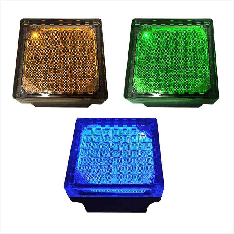 Solar LED brick