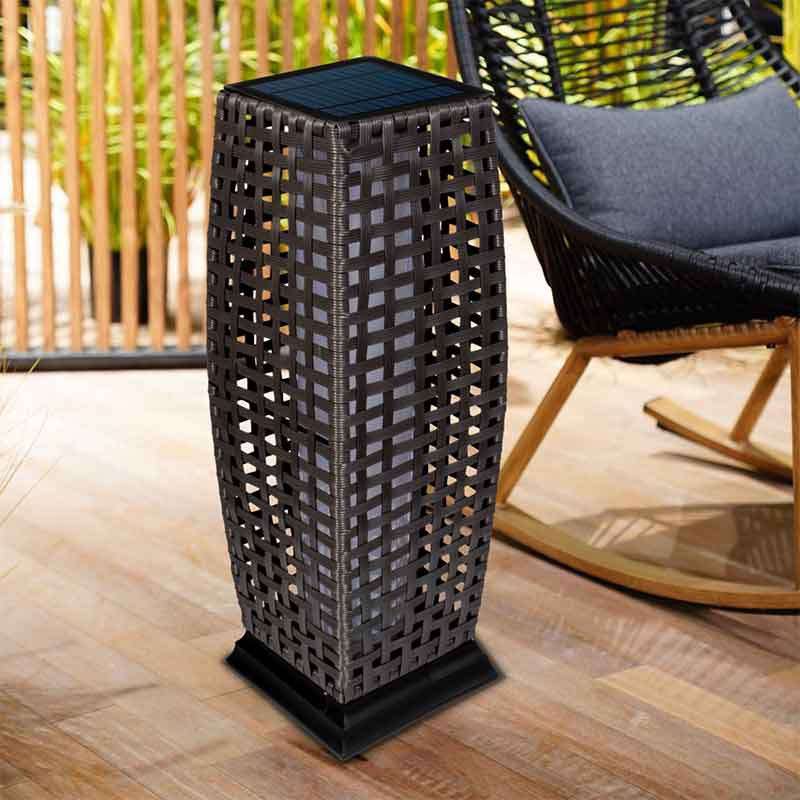 Solar Rattan Lamp