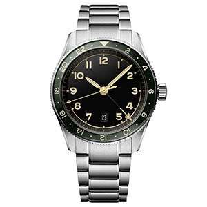 Sliver Color Top Quality Stainless Steel GMT Watch For Man China OEM Watch Factory GM-8071