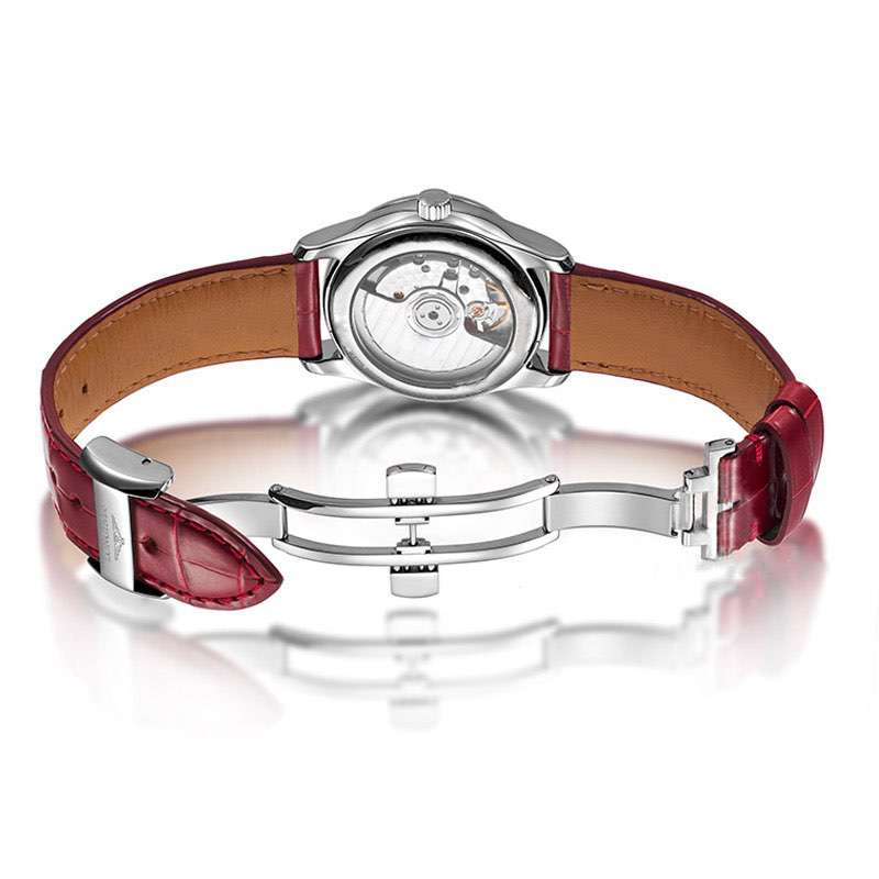 GF-7091 Women Wrist Watch With Diamond Dial Leather Strap Good Quality Luxury Style Women Watch