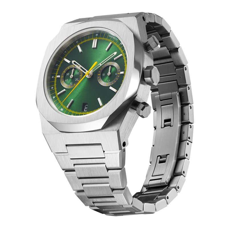 CM-8037 Custom Private Label Stainless Steel Luxury Wrist Watches Custom Logo Men Chronograph Quartz Watch