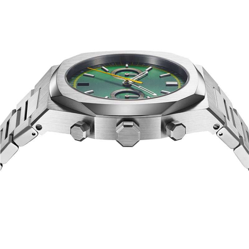 CM-8037 Custom Private Label Stainless Steel Luxury Wrist Watches Custom Logo Men Chronograph Quartz Watch