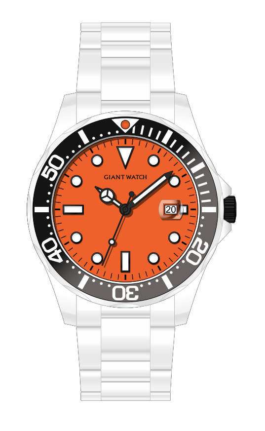 Gm-2401 Men Quartz Ceramics Watch New Model