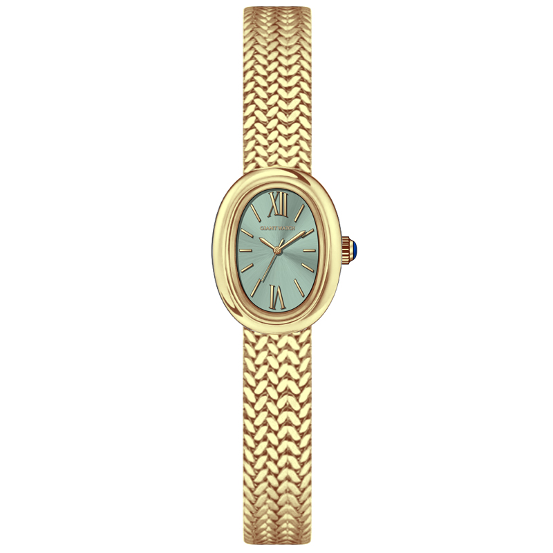 S09 Luxury Oval Dial Women's Watch: Bathtub Contour Design 36×22.3mm with PC11 Engine