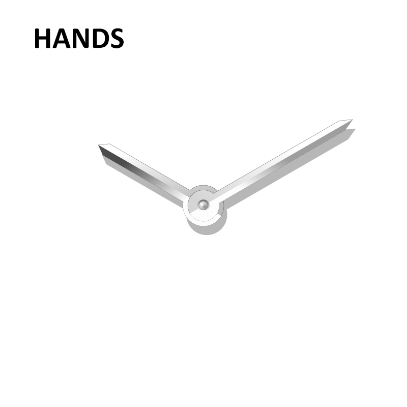 S12 Sleek 304 Stainless Steel Watch - Acid-Etched Dial, UP Indexes, Simple 2-Hand Movement, Press Back Case
