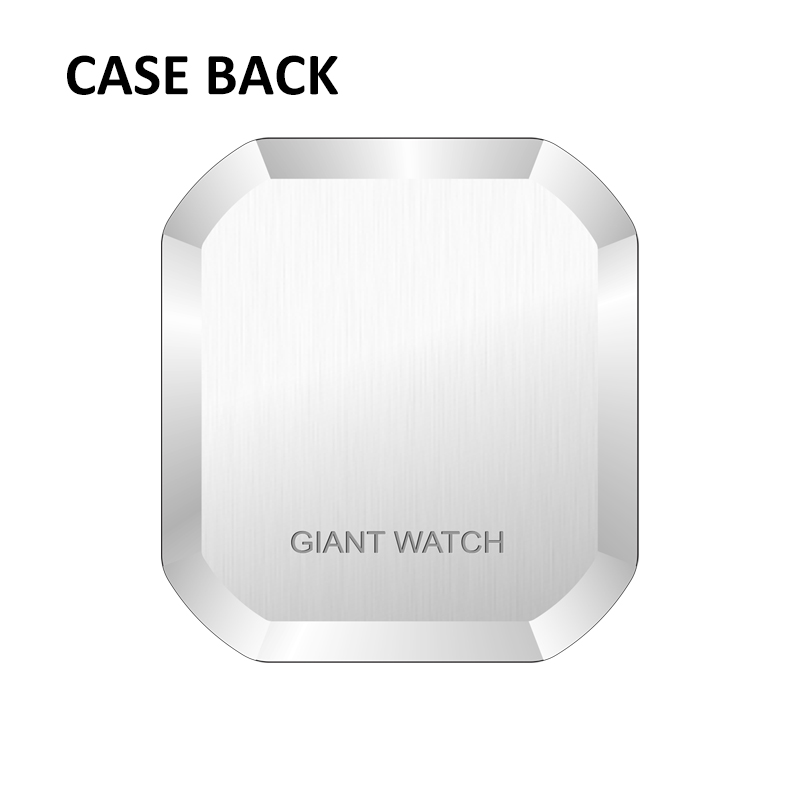 S12 Sleek 304 Stainless Steel Watch - Acid-Etched Dial, UP Indexes, Simple 2-Hand Movement, Press Back Case
