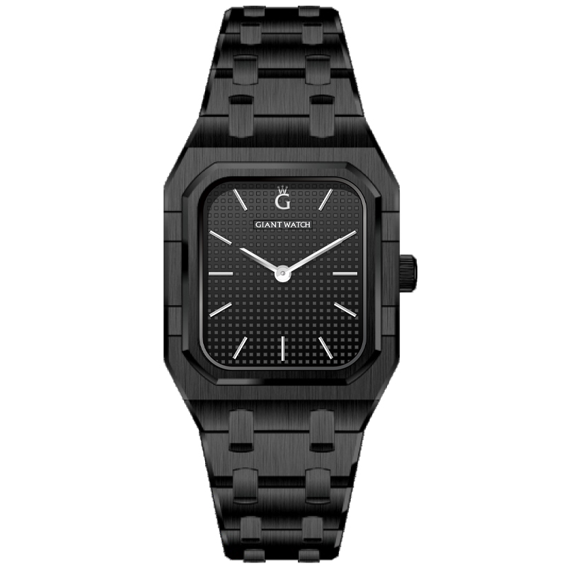 S12 Affordable Minimalist Watch - 304 SS Case, Etched Surface Dial, UP Markers, 2-Hand PC20 Quartz Movement
