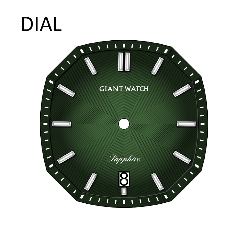 S16 Men's Luxury Business Fashion Quartz Watch Stainless Steel 20mm Band Pointer Dial Waterproof Custom Minimalist Logo