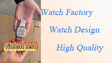 Violent-stamping-test-of-wristwatch