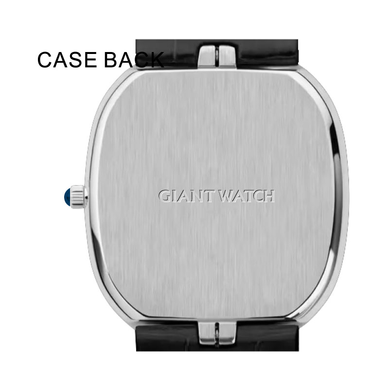 Ultra-thin Fashionable Quartz Analog Wristwatch Stainless Steel Case Leather Strap Buckle Stylish Analog Dial Luxury Men's Watch