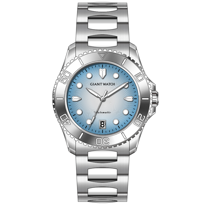Factory Industrial Custom Automatic Diver Watch 40mm 3ATM Elegant Automatic Watch For Men