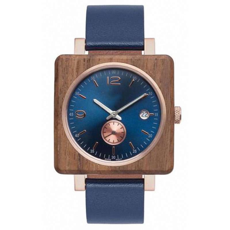 GW-7005 Square Wood Watch Custom LOGO