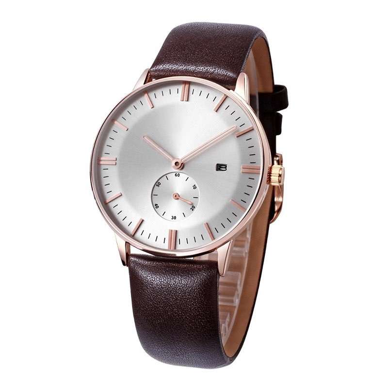  Classic Leather Watch Custom Changable Strap GM-7020