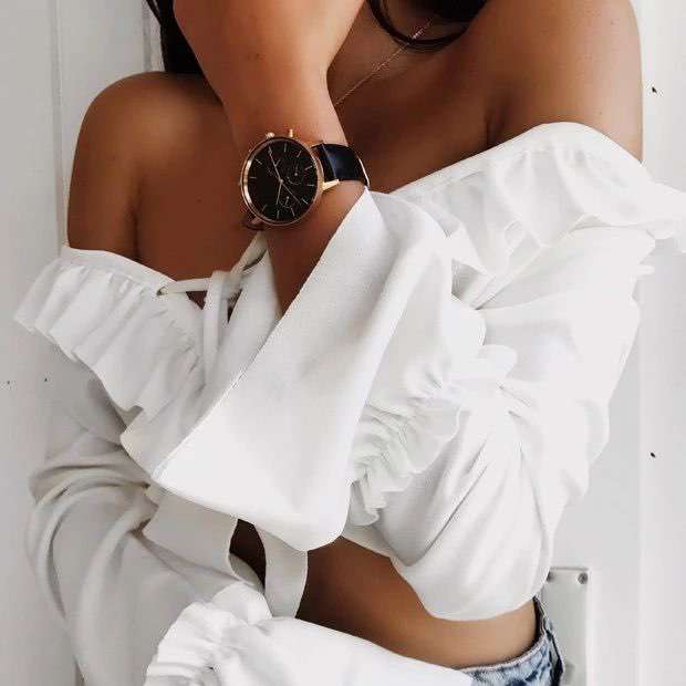 Fashion Watches For Ladies Custom Your LOGO Wrist Watch Suppliers GF-10004