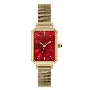  Stainless Steel Ladies Watch Square Shape Slim Wristwatch OEM Watches GF-7032