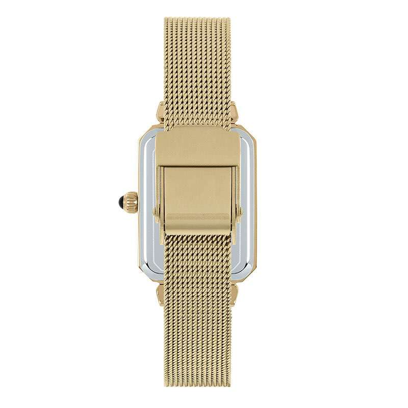 GF-7032 Stainless Steel Ladies Watch Square Shape Slim Wristwatch OEM Watches