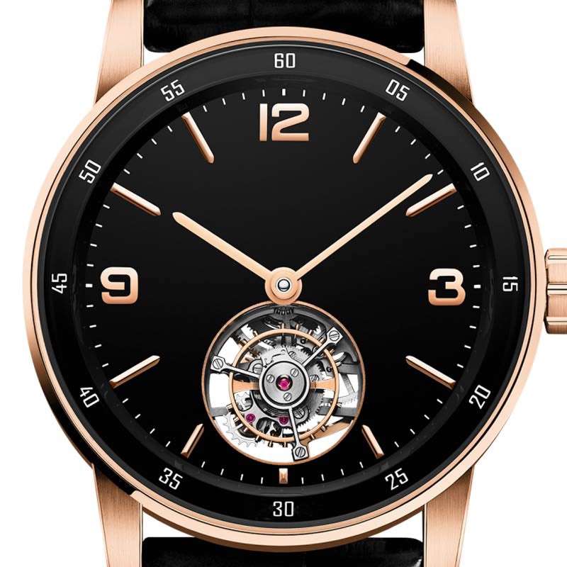  Watch Customization OEM Mens Watches Top Brand Luxury Tourbillon Watch Casual Cool Leather Strap Skeleton Men Wristwatches GM-8016