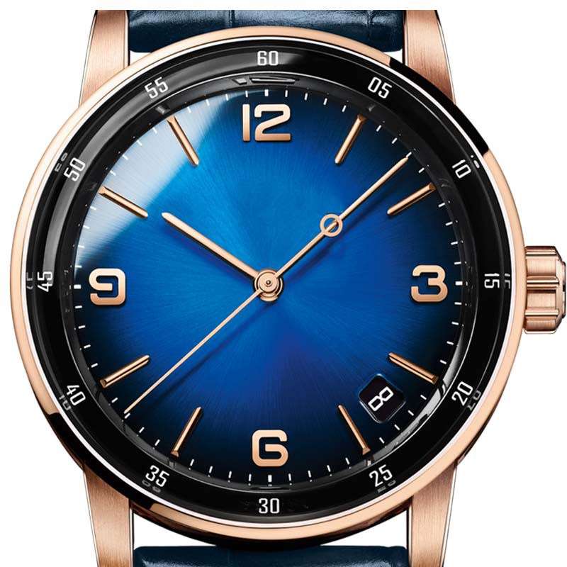 Luxury Blue Military Men Watches Minimalist Quartz Watches Leather Wristwatches Custom Logo Watch GM-8014