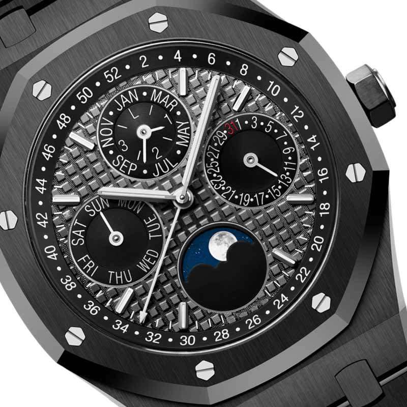  New Arrival Multifunction Men Wrist Watch Luxury Moon Phase Custom Logo Mens Watch Full Steel Waterproof Watches GM-8021