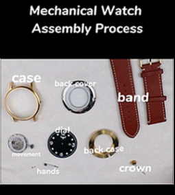 Mechanical watch assembly process