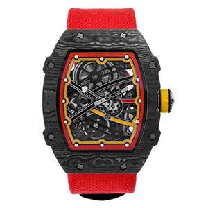 GM-1126 Unique Watch Dial With Red Strap Sport Style Automatic Watch Make From Top Quality China Manufacturer